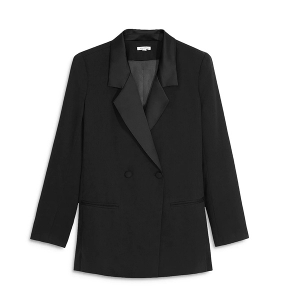 WeWoreWhat Black Blazer Romper - Picture 1 of 7